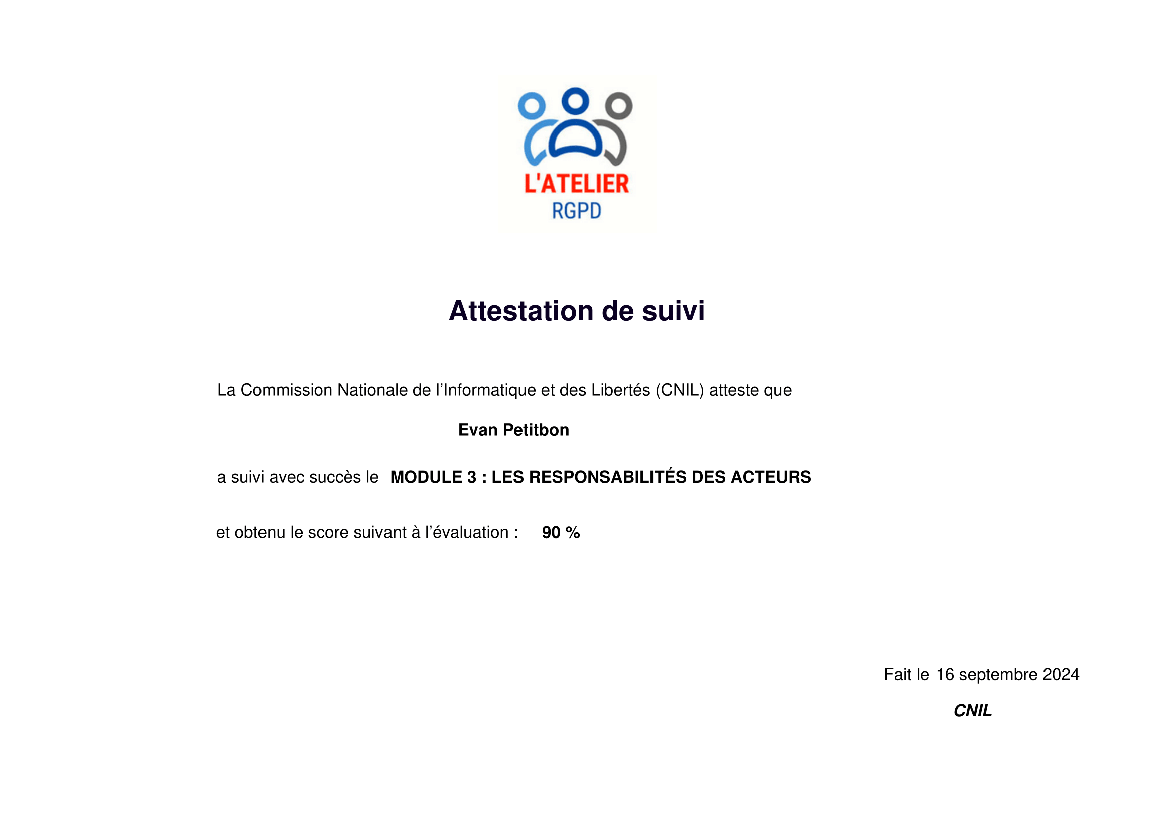 L'atelier RGPD Module 3