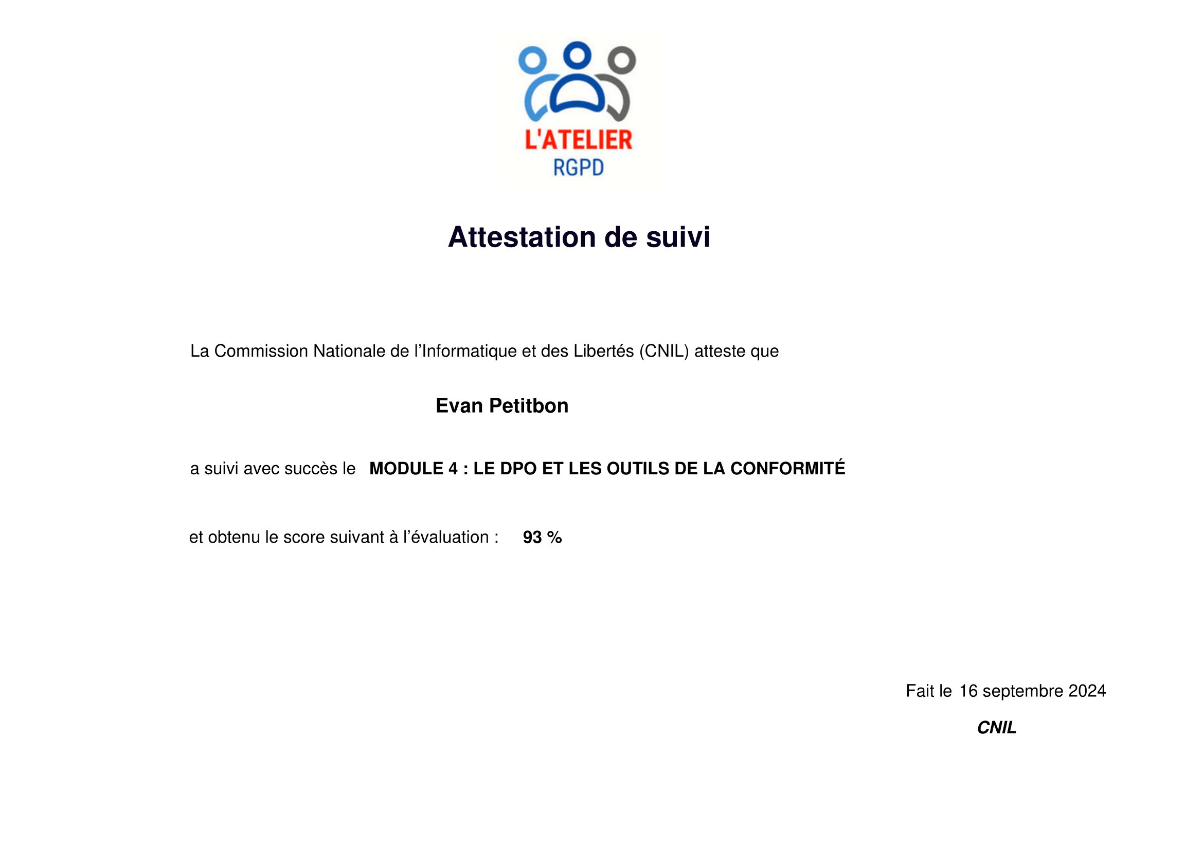 L'atelier RGPD Module 4